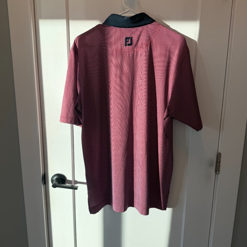FootJoy Men's Lattice Lisle Golf Polo Size Small Golf - Picture 5 of 5